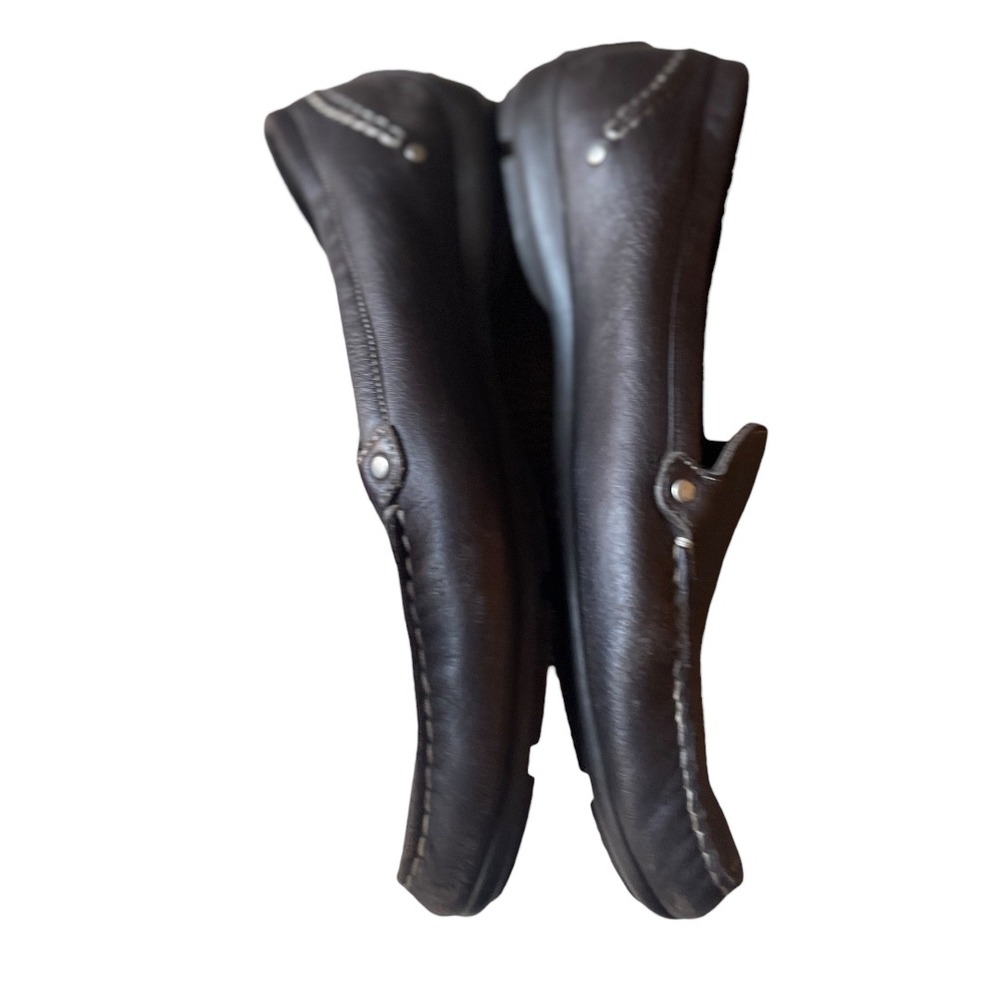Bally Jasmine Brown‎ Leather Driving Loafers Designer Quiet Luxury 8 - Picture 7 of 12